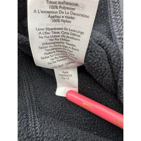 Eddie Bauer Men's Black/Gray Fleece Full-Zip Jacket Size XS - Picture 9 of 13